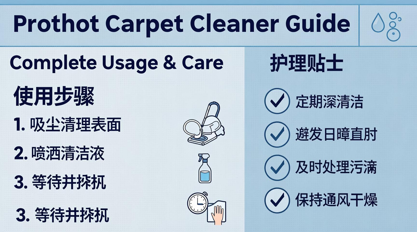 Prothot Carpet Cleaner Guide: Complete Usage & Care