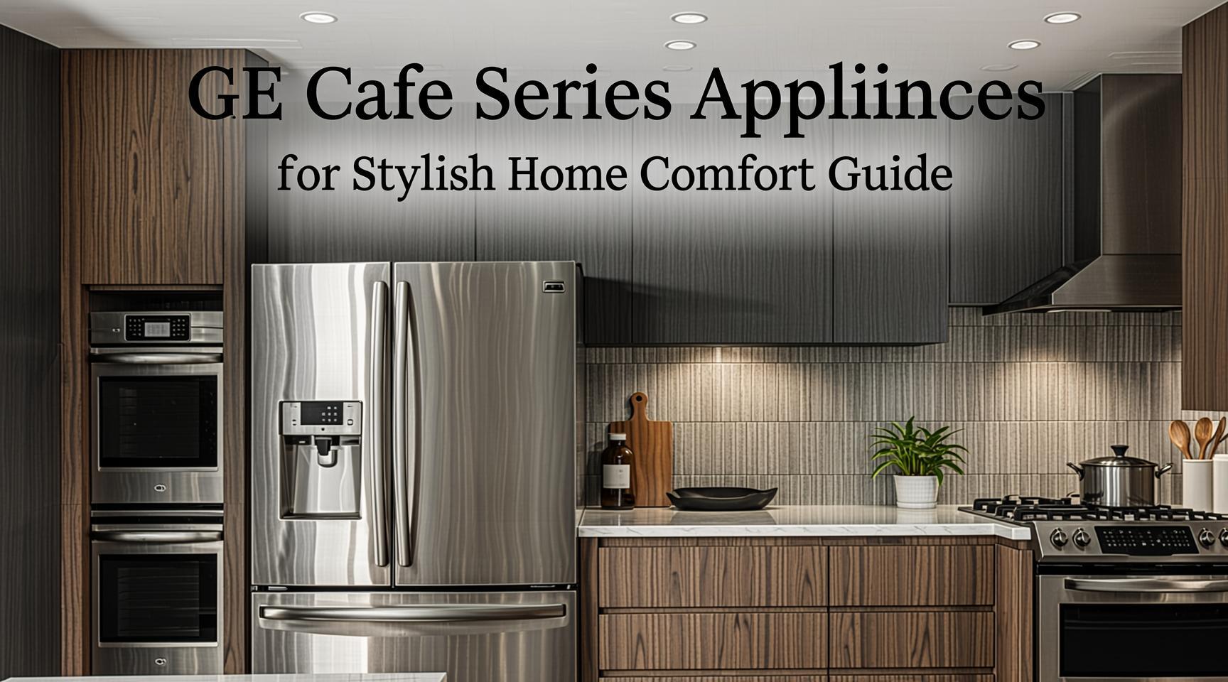 GE Cafe Series Appliances for Stylish Home Comfort Guide