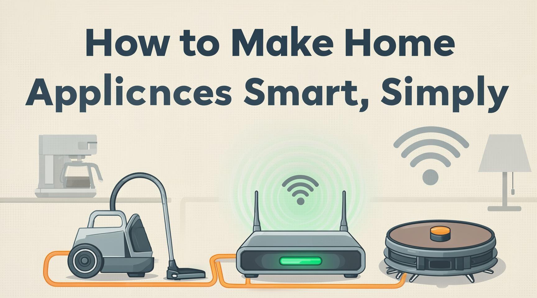 How to Make Home Appliances Smart, Simply